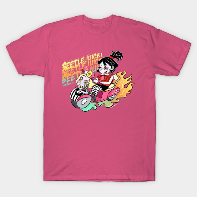 spooky Vespa T-Shirt by LADYLOVE